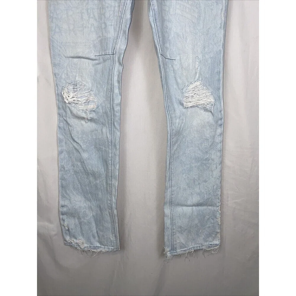 RTA Mens Bryant Distressed Light Wash Jean Size 30